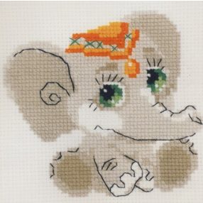 HB137 Little elephant 15x15 cm