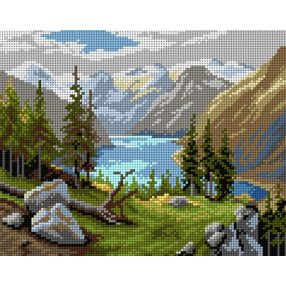 3315H Georg Janny-Hallstatt tó  24x30 cm