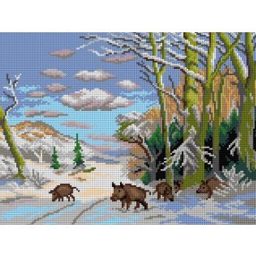 3351J A.G. Schweitzer-Vaddisznók 30x40 cm