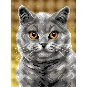 3356F Britt rövidszűrű macska 18x24 cm