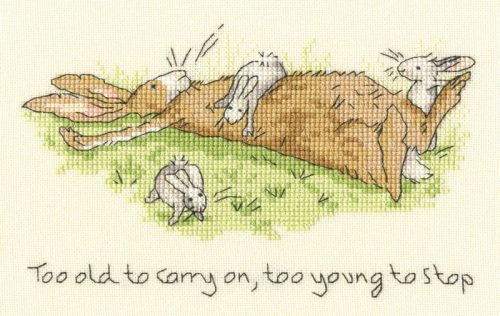 XAJ21 Anita Jeram - Too young to stop 19x12 cm