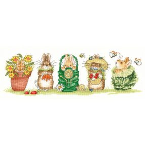 XMS35 Margaret Sherry - Garden Helpers 38x14 cm