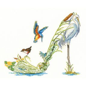 XSK02 Sally King - Along The Riverbank 27x22 cm