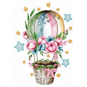 B7007 Hőlégballon 13,5x19 cm