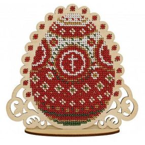 SO048 Red easter egg 13x14 cm