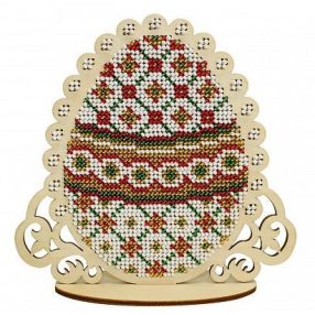 SO054 White easter egg 13x14 cm