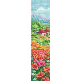 SANZ-65 Bookmarks. Poppies 2,5x22 cm