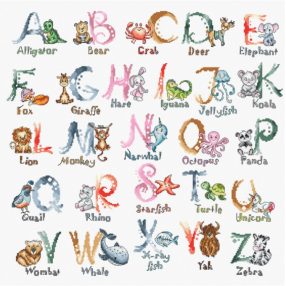 Leti 8027 Let's learn together 43x41 cm