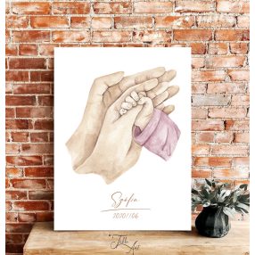 2254 Kezek - Apa, anya és kislány 