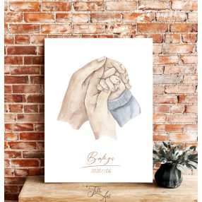 2256 Kezek - Apa, anya és kisfiú 