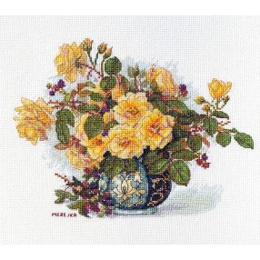 SK207a Roses and Berries 23x17,5 cm