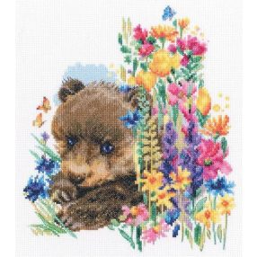 M683 One who Loves Flowers 22x24 cm