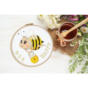Z10351 Bee happy 20x20 cm