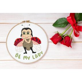 Z10353 Be my lady 20x20 cm