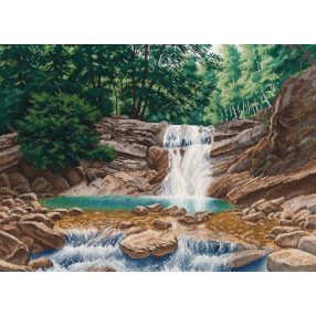 S1470 Pshad vízesés 40x30 cm