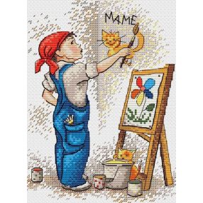 SM633 Művész kisfiú 21x15 cm