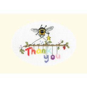 XGC34 Eleanor Teasdale - Bee-ing Thankful 13x9 cm
