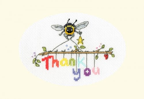 XGC34 Eleanor Teasdale - Bee-ing Thankful 13x9 cm