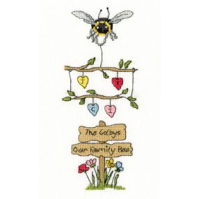 XETE07 Eleanor Teasdale - Our Family Bee 10x18 cm