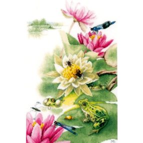 PN-0196182 Green frog concert 31x44 cm