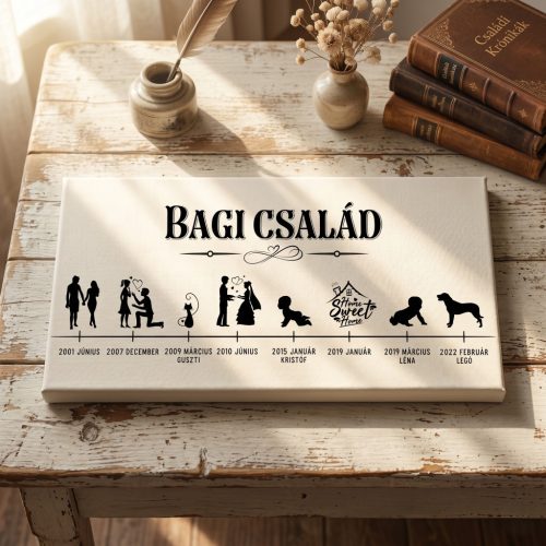 2288 Csaladi datumok 40x20 cm