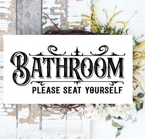 2317 Bathroom - Please seat yourself 