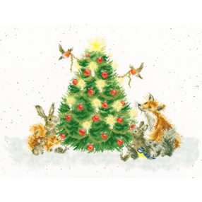 XHD107 Hannah Dale - Oh Christmas Tree 38x29 cm