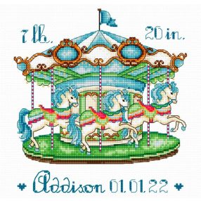 Leti 8047 Baby Carousel 16,5x15,5 cm