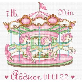 Leti 8046 Baby Carousel 16,5x15,5 cm