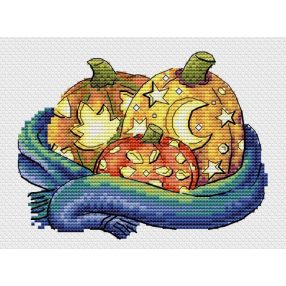 SM657 Cozy pumpkins 14x10 cm