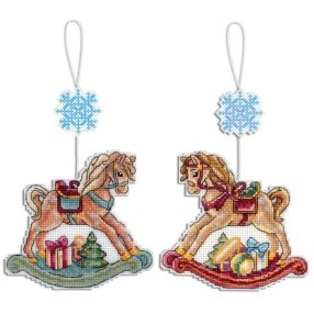 SR856 Ló - karácsonyfadísz 11x11 cm