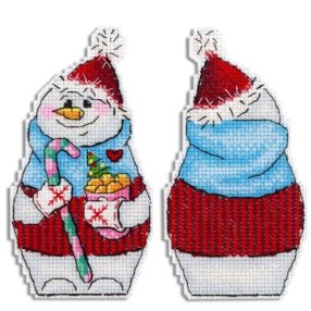 SR845 Hóember édességgel 13x7 cm