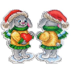 SR859 Bunny with a heart 8x13 cm