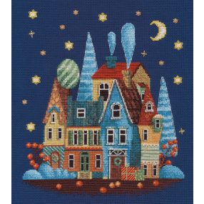 S1483 Jeges éjszaka 20x22 cm