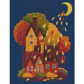 S1479 Varázslatos levél hullás 18x24 cm