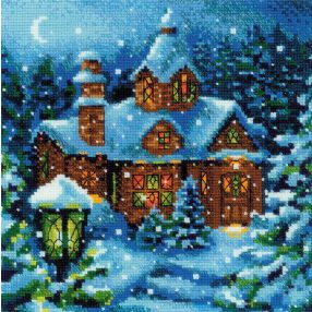 2029 Snowfall in the Forest 20x20 cm