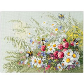 ci-510-225 Daisies and Clover 40x30 cm