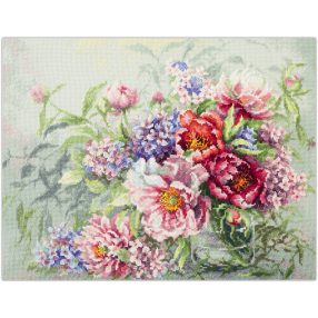 ci-510-224 Peonies and Hydrangeas 40x30 cm
