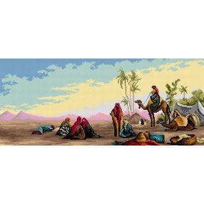 3434 Charles T. Frere-Pihenő az oázisban 30x70 cm