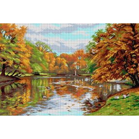 3419 Peder M Monsted-Frederiksberg kertjei 40x60 cm