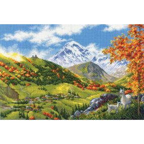 2072 Mountain Village 60x40 cm