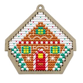KF022-12-2 Christmas Gingerbread House 7x7 cm
