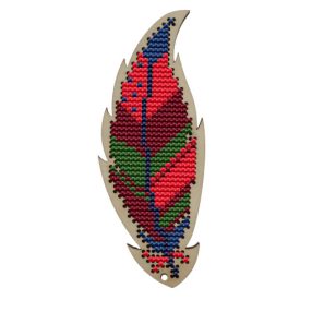 KF022-45-4 Red Feather 4,5x11 cm