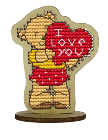 KF022-27 I Love you 5x6 cm