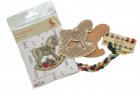 KF022-74 Christmas horse 9,5x9 cm