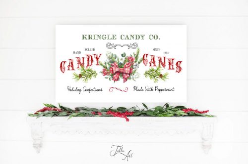 2410 Kringle Candy Co. 60x30 cm (fa)