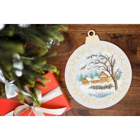 Z10391 Christmas ball with a view 15 cm