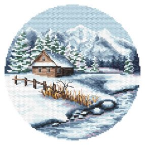 Z10389 Winter landscape 20 cm