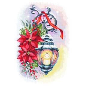 Z10513 Christmas lantern 26x39 cm
