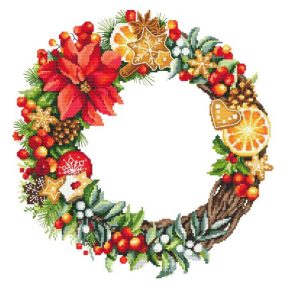Z10512 Christmas wreath 40 cm